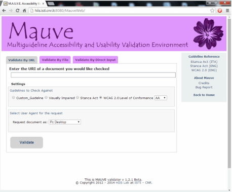 An extensible environment for guidelinebased accessibility evaluation of dynamic Web-applications